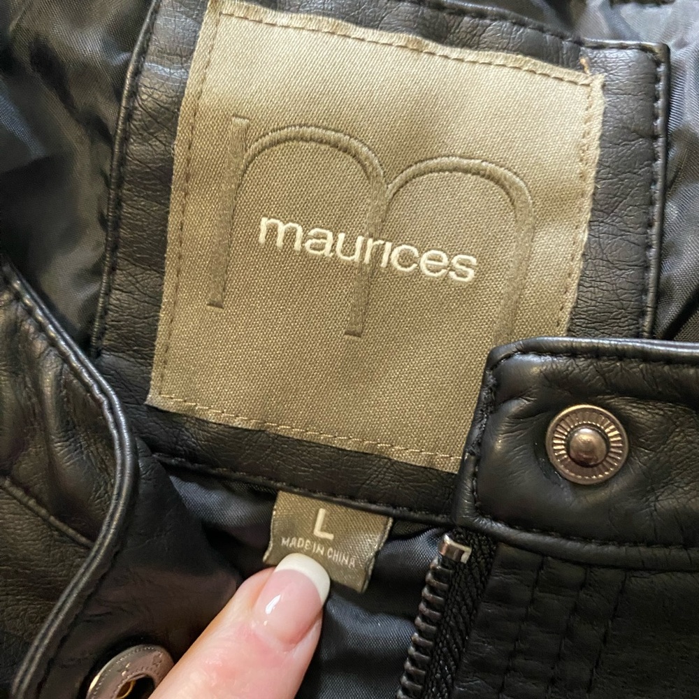 Black pleather jacket